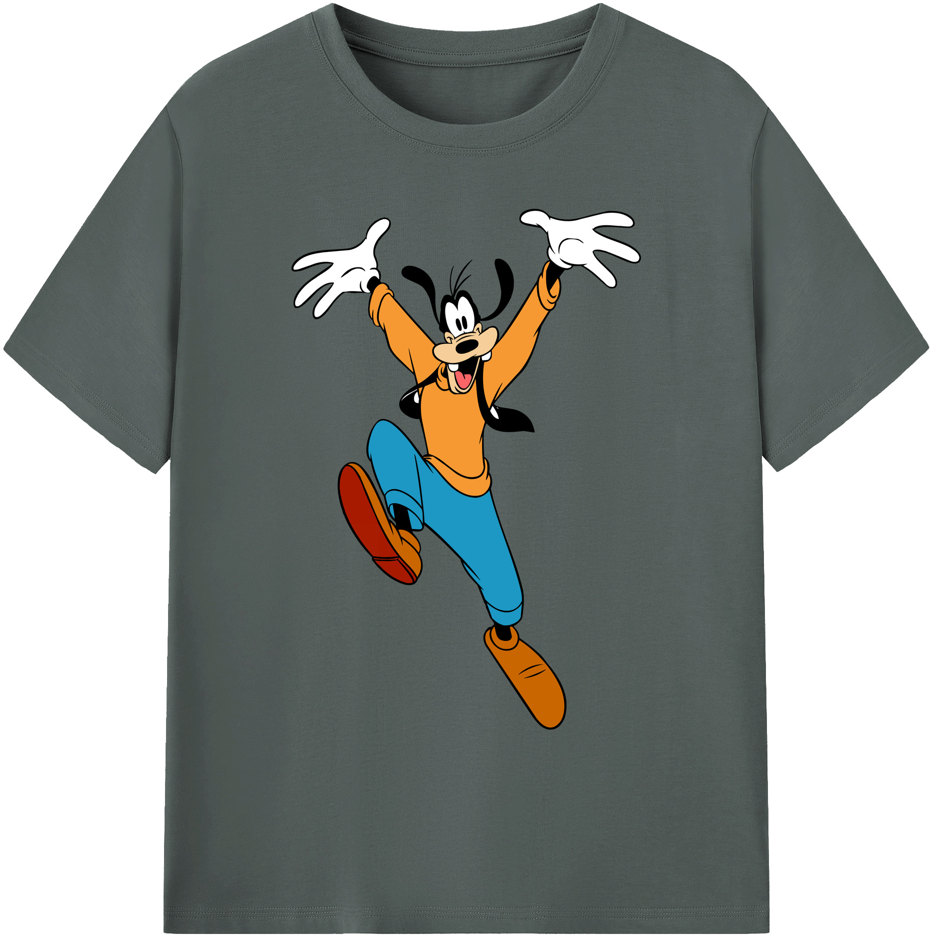 ミッキーマウス Mickey Mouse 綿100％ メンズ半袖Tシャツ｜肌触りやわらか＆通気性